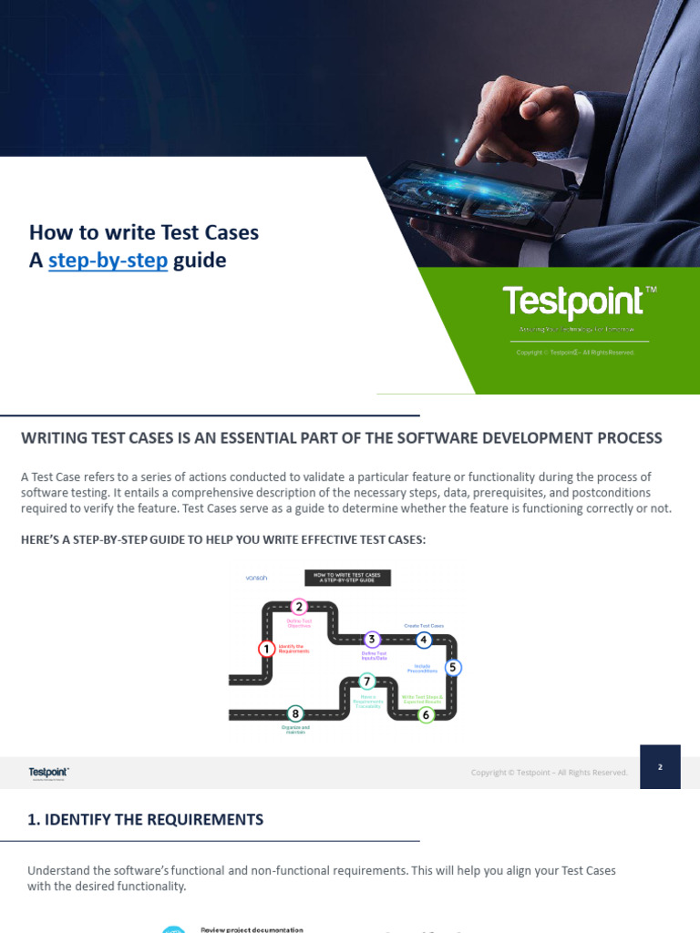 Testpoint How To Write Test Cases A Step by Step Guide | PDF | Software ...
