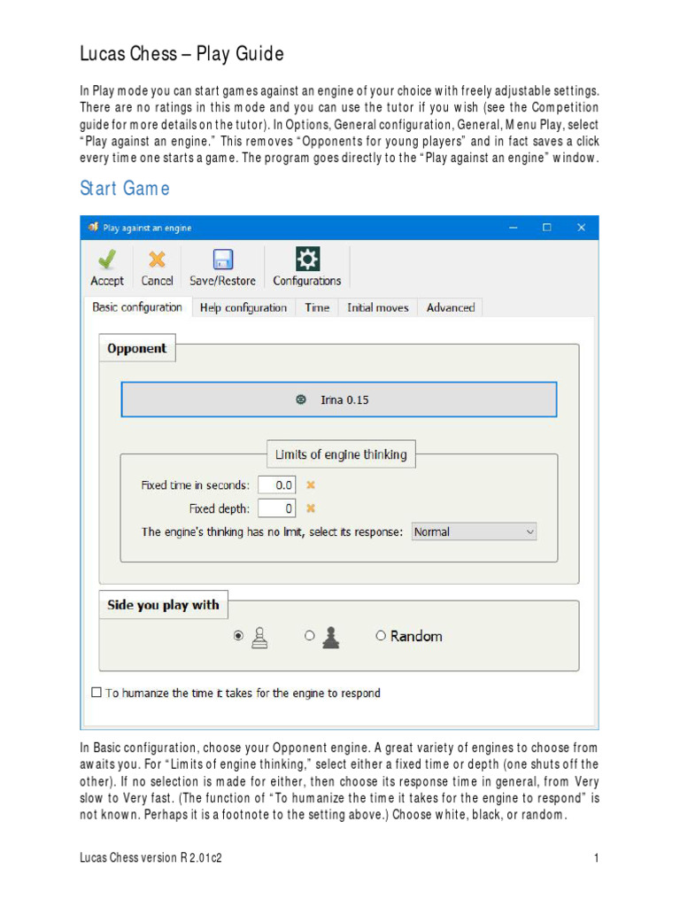 Lucas Chess 1 Play Pdf Computer File Computing