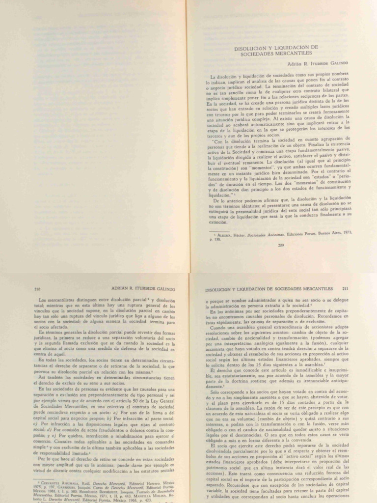 10 Disolucion Y Liquidacion De Sociedades Mercantiles Pdf