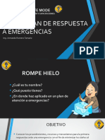 Curso Plan de Respuesta A Emergencias