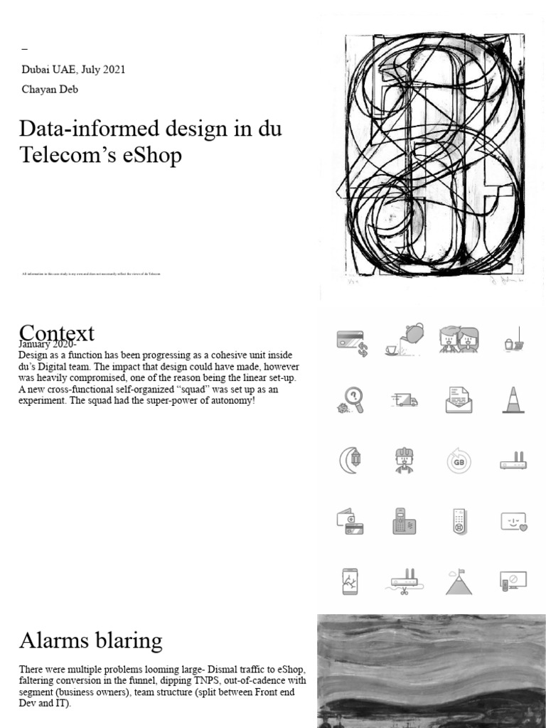 Data-Informed Design in Du Telecom's EShop | PDF | Mobile Phones
