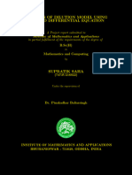 Analysis of Dilution Model Using Delayed Differential Equation 1