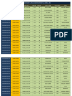 ALLEN SIGNATURE PLAZA SCHEDULE FROM 1st APRIL TO 3rd APRIL, 2024