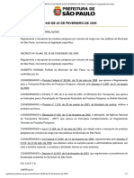 DECRETO #50 - 446 DE 20 DE FEVEREIRO DE 2009 Catálogo de Legislação Municipal