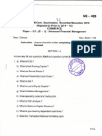 72 Elective 1 Advance Financial Management Repeaters Prior To 2014 15