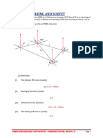 FORM ONE BEARING AND SURVEY COMPILED