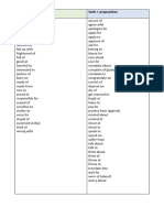 Verb Adj Plus Prep