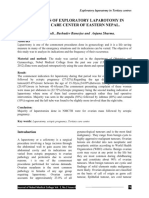 Indications of Exploratory Laparotomy in Tertiary