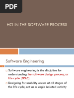 Lecture 12 - HCI in The Software Process and Usability Engineering