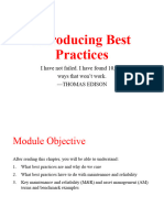Introducing Best Practices