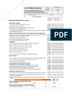 SERMACH-SE-009 Check List Sierra Circular