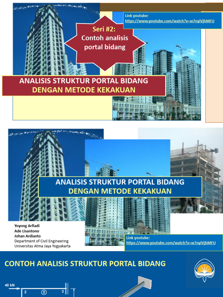 Minggu 7-ASMM - Example of Plane Frame | PDF