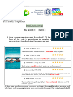 [Q3] 3Y -  3.1 Present Perfect Grammar Activity -