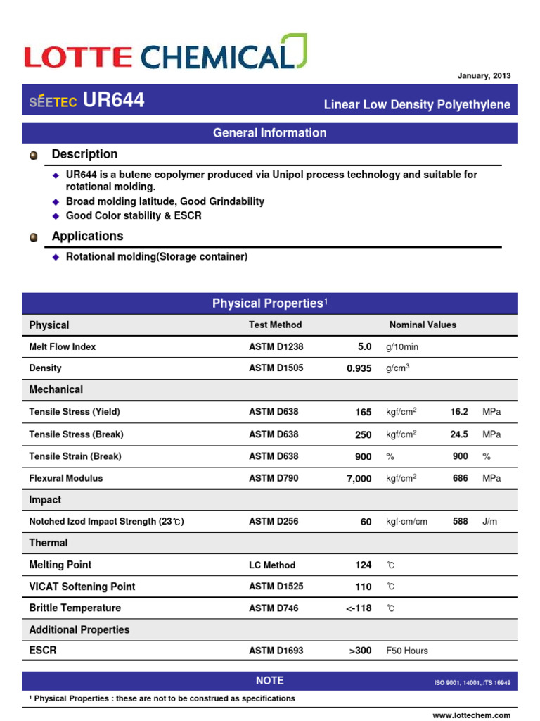 Lotte Seetec UR644 | PDF | Science & Mathematics | Technology & Engineering