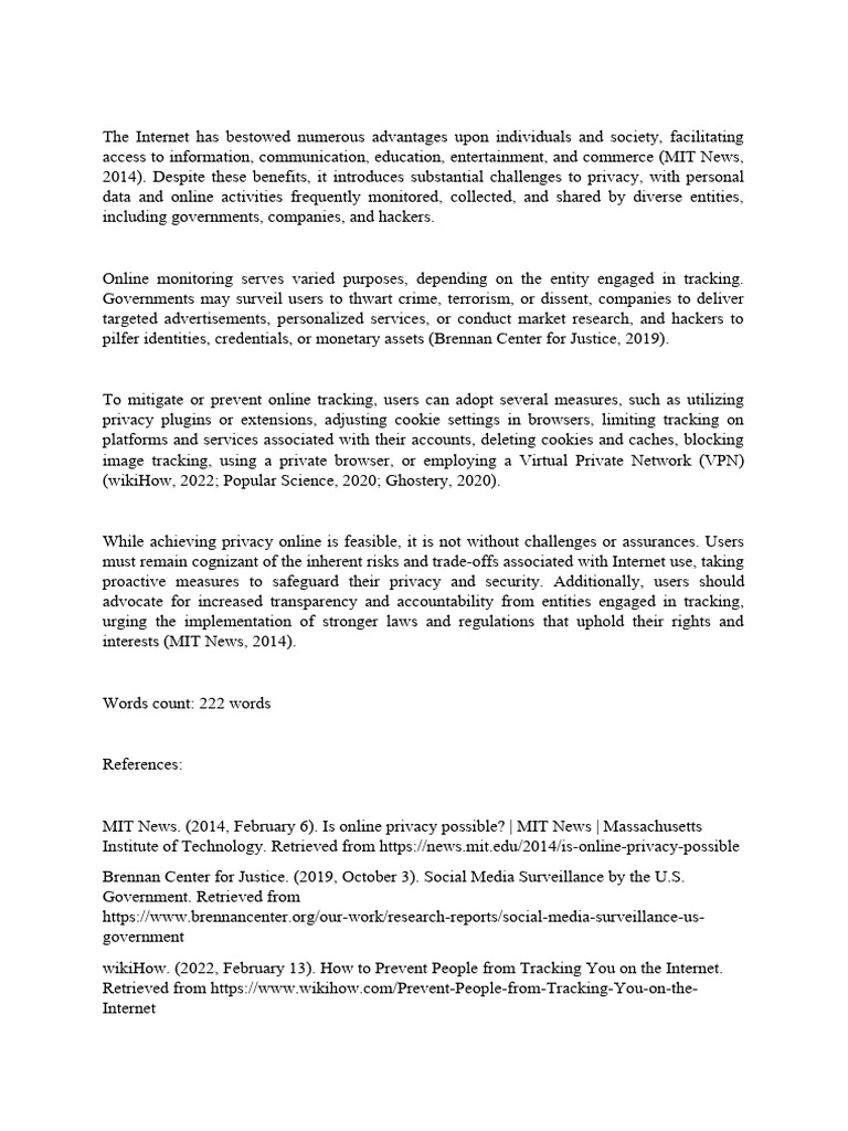 Discussion Forum Unit 1 | PDF | Privacy | Internet
