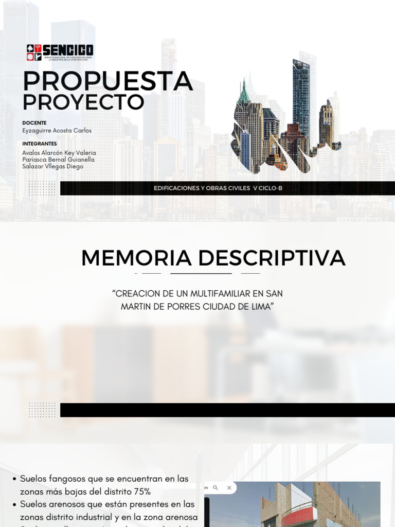 Proyecto Multifamiliar en San Martín de Porres | PDF | Lima | edificio