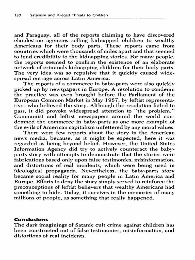 Jeffrey s victor satanic panic the creation of a contemporary