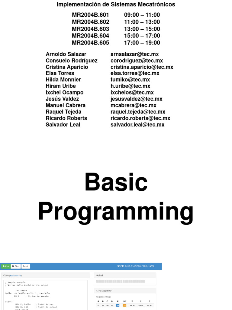 MR2004B Roberts Class Assembly Simulator | PDF | Computers