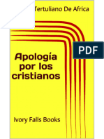 Apología Por Los Cristianos - Tertuliano de África