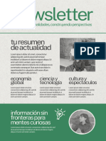 Newsletter Información y Noticias Corporativo Verde