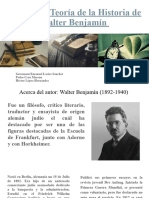 Filosofía y Teoría de la Historia de Walter Benjamín