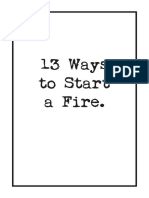 13 Ways To Start A Fire Booklet v3 Singles