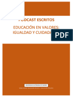 Podcast. Educación en Valores. Igualdad y Ciudadanía