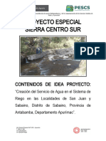 01.idea Proyecto Sabaino