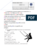 Evaluación  acumulativa 1° – III periodo - Español