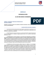 Módulo Introducción A Los RRHH - Lic. Setti - UNIDAD 2