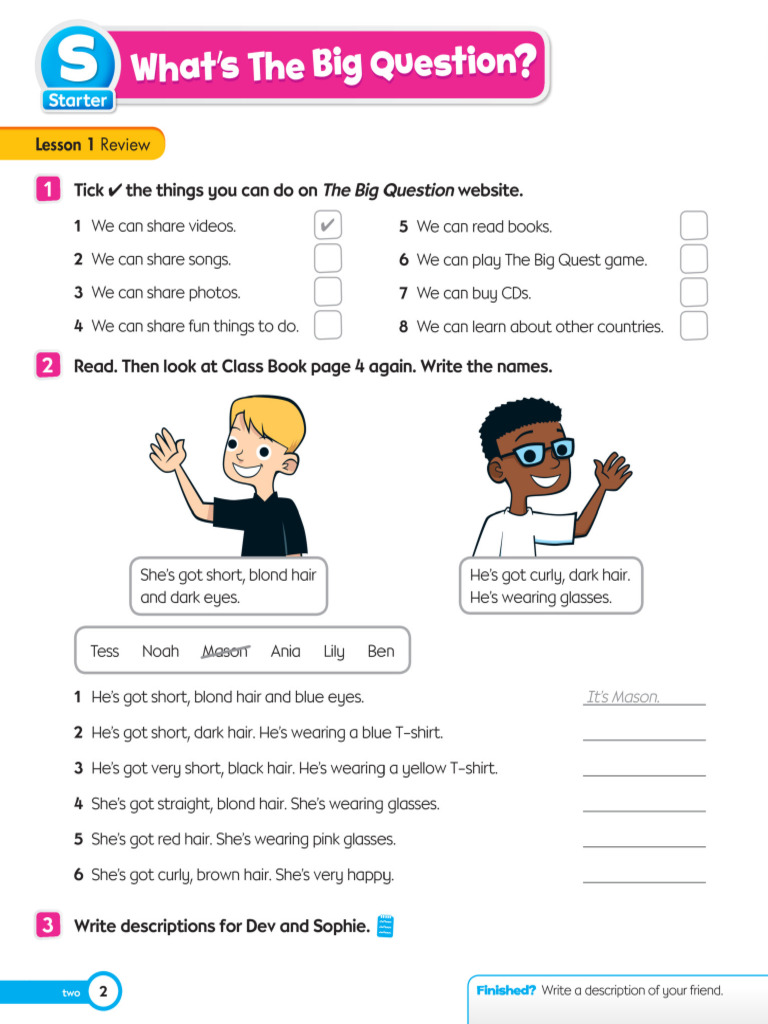1bright - Ideas - 3 - Activity - Select 2 | PDF