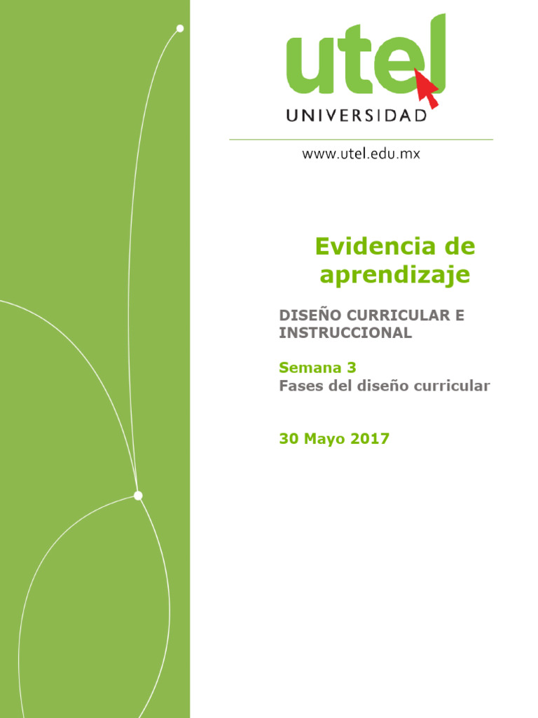 Fases del Diseño Curricular en Educación | PDF | Plan de estudios | Diseño
