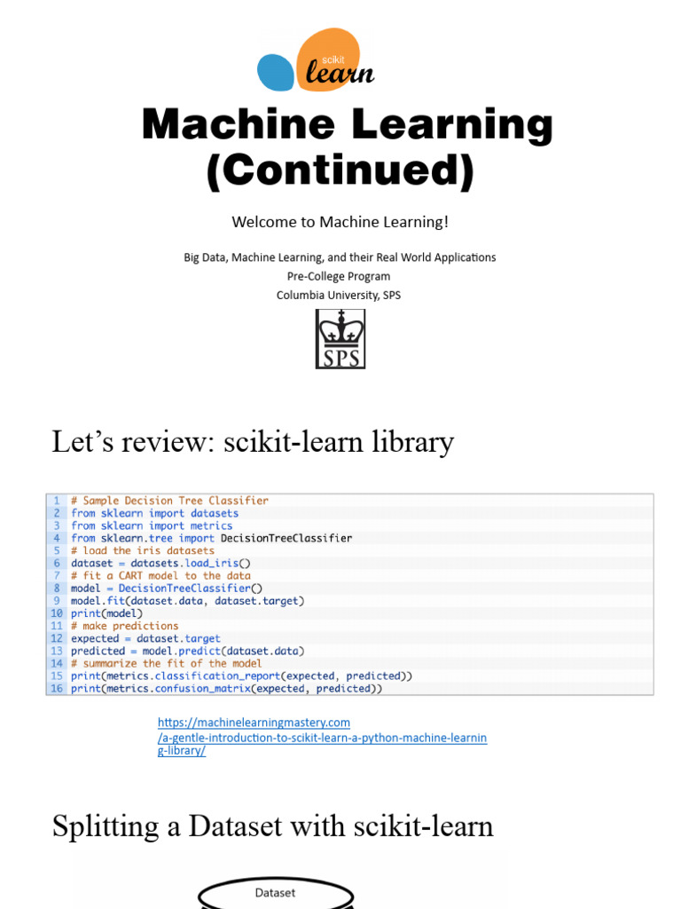 Machine Learning with Scikit-Learn Guide | PDF | Machine Learning ...