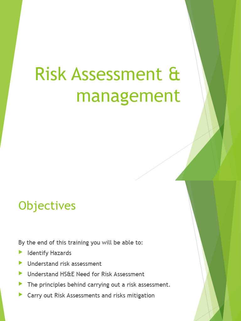 Risk Assessment Training Guide | PDF | Hazards | Risk