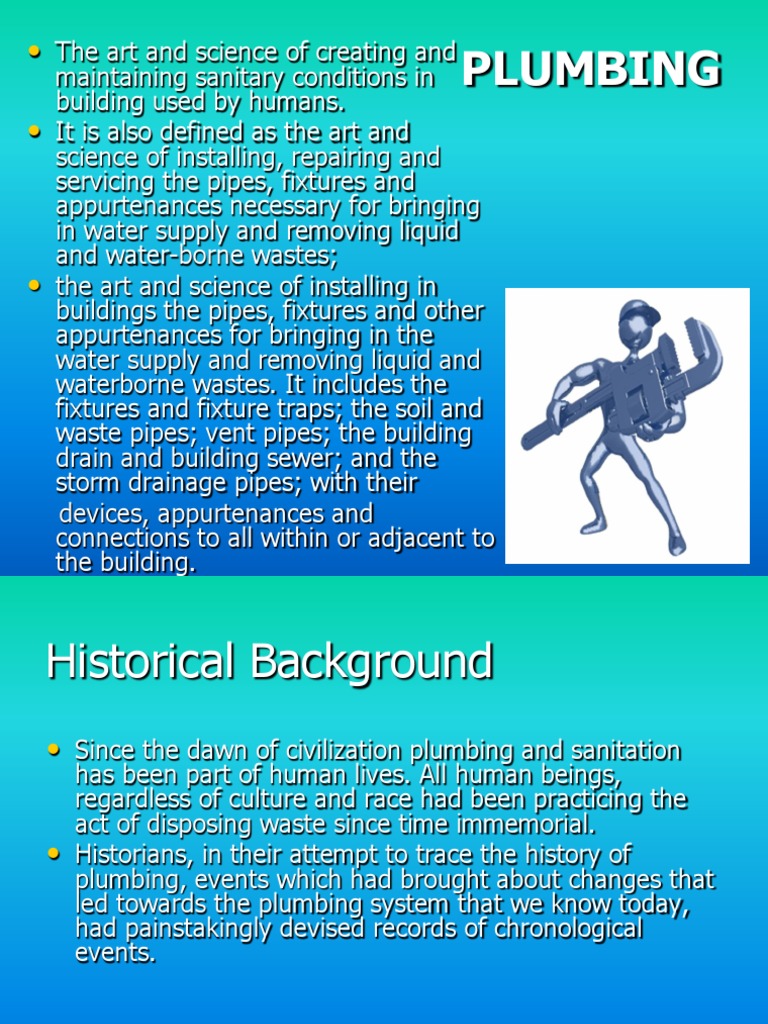 1 Plumbing Definition PDF Plumbing Sanitary Sewer