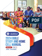 BIBLE STUDY AND HOME CELLS MANUAL (APRIL - DEC. 2024)