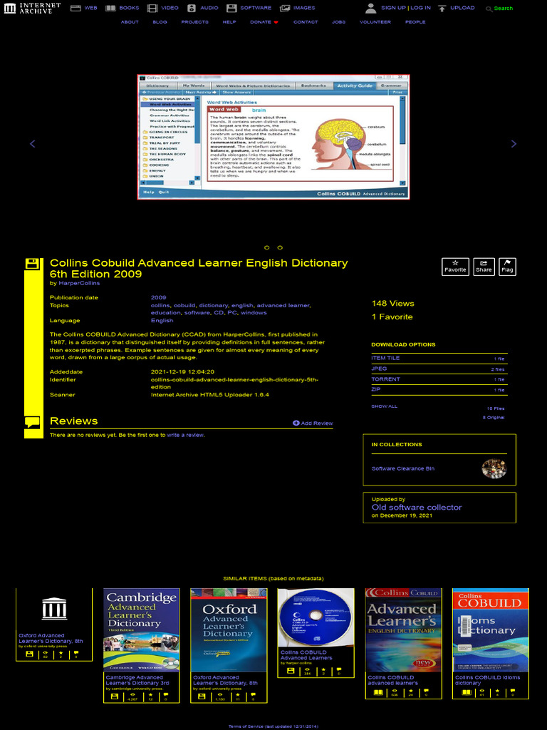 Collins Cobuild Advanced Dictionary PDF | PDF | Dictionary | Harper Collins