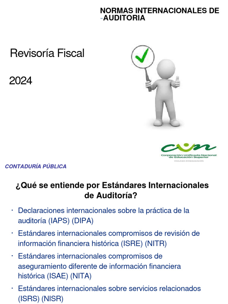 Normas Internacionales de Auditoría 2024 | PDF | Auditoría | Malversación
