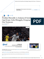 Prediksi Marseille Vs Atalanta Di Semifinal Liga Eropa - Auba Menggila, Dongeng La Dea Terancam