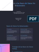 Bases de Datos No Relacionales