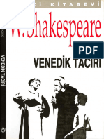 86 شكسبير، تاجر البندقية William Shakespeare Venedik Taciri 