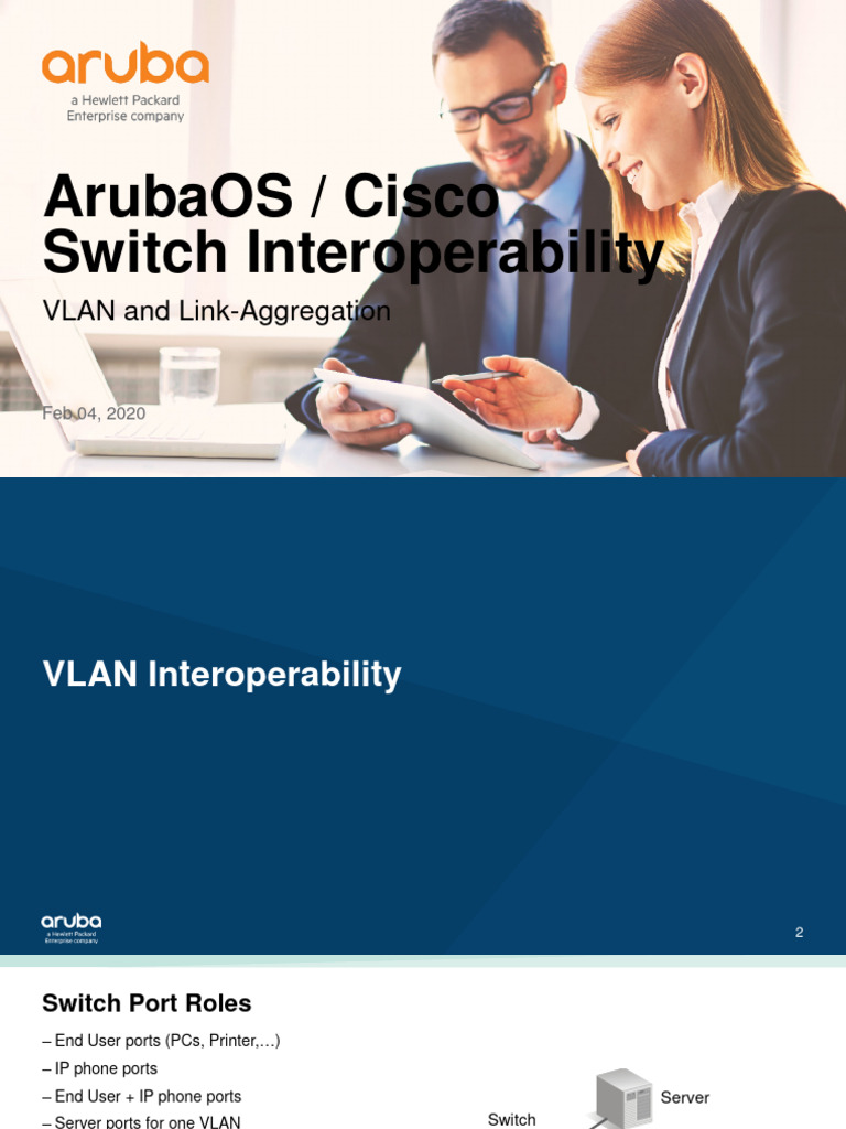 ArubaOS-Switch Cisco VLAN LinkAggreg-Interop | PDF | Computer ...