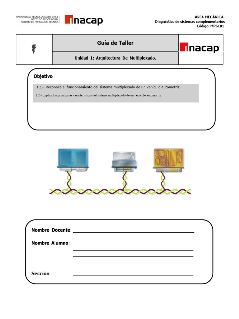 Funcionamiento del Sistema Multiplexado DS4 | PDF | Medición | Conector ...