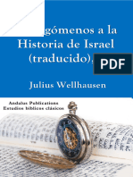 01 Prolegómenos A La História de Israel Julius Wellhausen