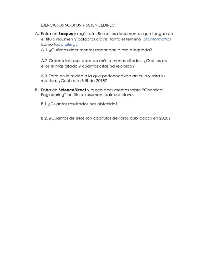 Autoevaluación Scopus y ScienceDirect PDF