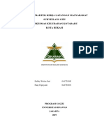 Pdfcoffee.com Laporan Praktek Kerja Lapangan Masyarakat Surveilans Gizi Puskesmas Kelurahan Kotabaru Kota Bekasi PDF Free