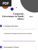 King Code IV: Ethics in South Africa | PDF | Governance | Corporate ...