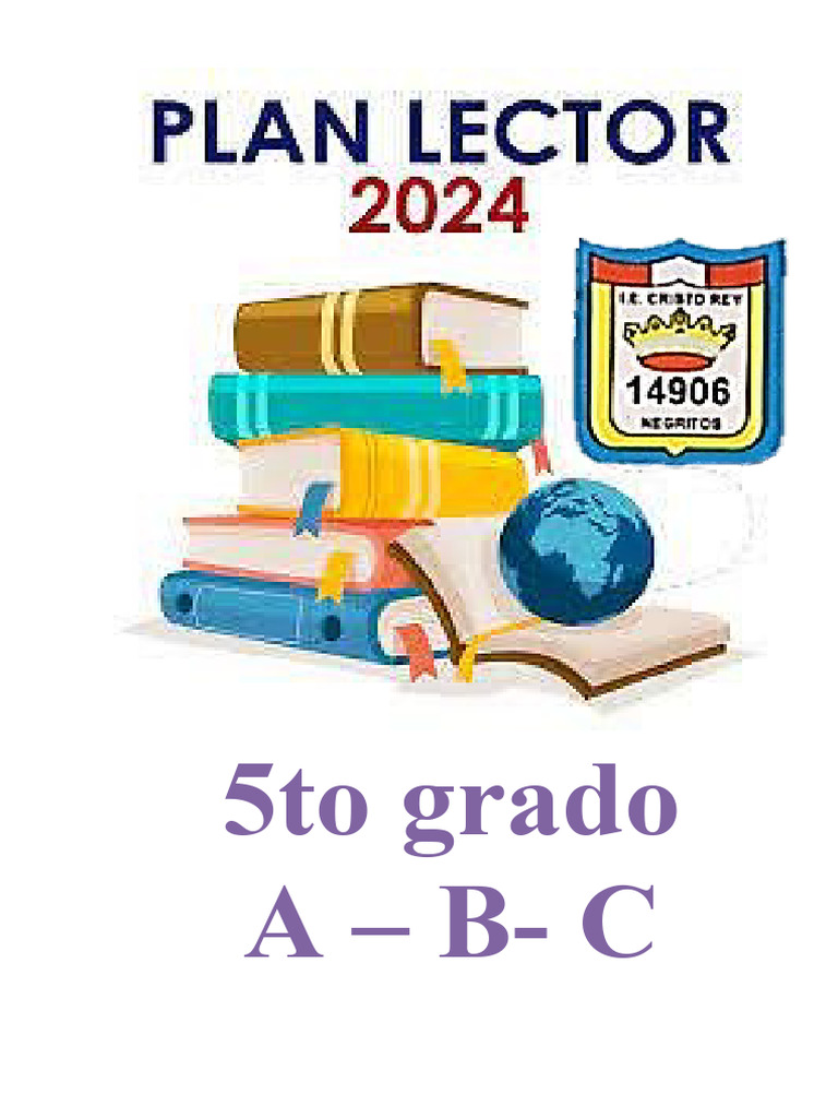 Plan Lector Quinto Grado 2024 | PDF | Información | Salón de clases