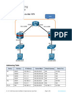 19.5.6 Lab - Configure a Site-to-Site VPN