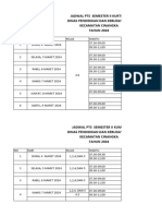 Jadwal Pts 2024